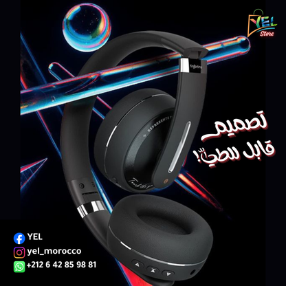 سماعات JOKO H-18 Bass™ Bluetooth - صوت عالي الدقة وعمر بطارية يصل إلى 30 ساعة 🎧